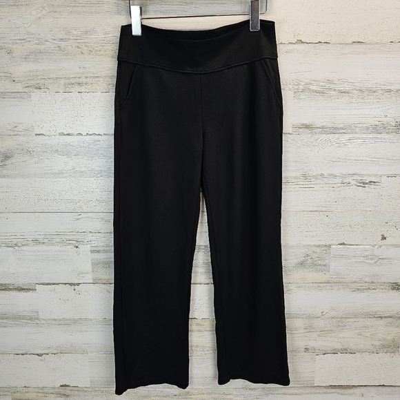 Saint & Sofia Black Viscose Pull On Comfort Pants Sz 6 Casual Everyday Wear - Picture 2 of 16